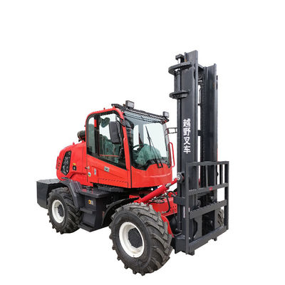 Rough Terrain  Forklift Truck 3.5 Ton Short Axis Support EPA4, EuroV，Enclosed Cab